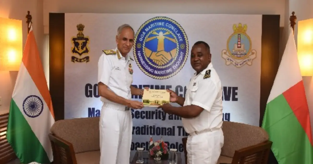 Goa Maritime Conclave: Navy Chief Karambir Singh, Malagasy counterpart discuss enhancing maritime cooperation